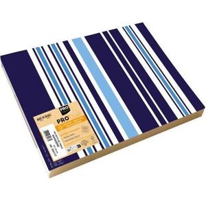 PRONAPPE Vaisselle en Papier Recyclé Embossé Marine - 400 Sets - Publicité PRONAPPE Vaisselle en Papier Recyclé Embossé Marine - 400 Sets - Publicité