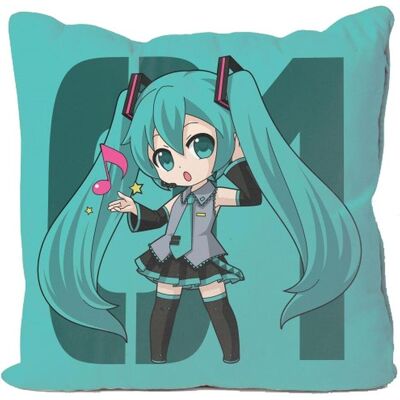 POPbuddies, Coussin décoratif, Vocaloid taie d'oreiller Hatsune Miku 50 x 50 cm (50 x 50 cm) - Publicité POPbuddies, Coussin décoratif, Vocaloid taie d'oreiller Hatsune Miku 50 x 50 cm (50 x 50 cm) - Publicité