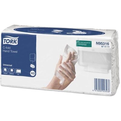 Tork Paper towel 471111, 2 sl, Essuie-tout, Blanc - Publicité Tork Paper towel 471111, 2 sl, Essuie-tout, Blanc - Publicité