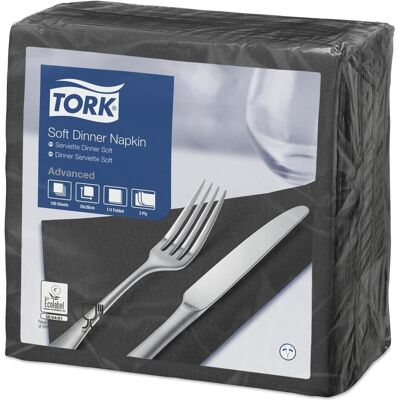 Tork, Serviettes de table, Serviette en papier (100 pcs, 39 x 39 cm) - Publicité Tork, Serviettes de table, Serviette en papier (100 pcs, 39 x 39 cm) - Publicité