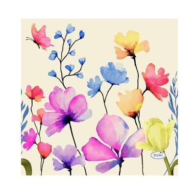 Duni, Serviettes de table, Servietten Floral Haven 20 Stk. 24×24 cm (20 pcs, 24 x 24 cm) - Publicité Duni, Serviettes de table, Servietten Floral Haven 20 Stk. 24×24 cm (20 pcs, 24 x 24 cm) - Publicité