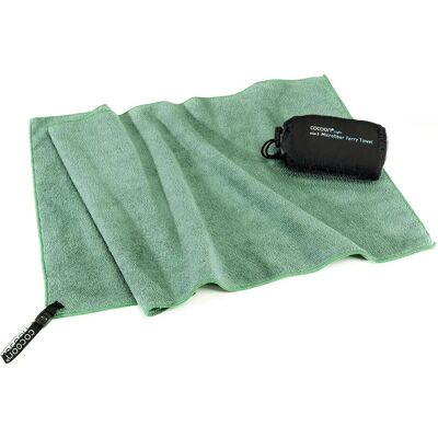 Cocoon Terry Towel Light, Serviette de voyage, Vert - Publicité Cocoon Terry Towel Light, Serviette de voyage, Vert - Publicité