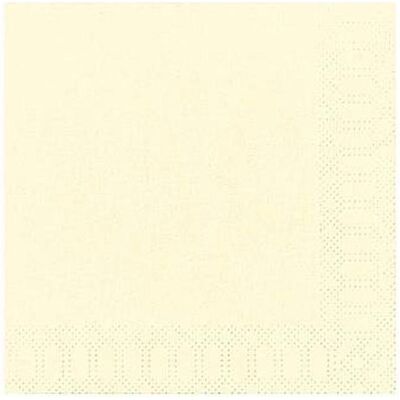 Duni, Serviettes de table, Serviette de table en cellulose 25 x 25 cm crème (20 pcs, 25 x 24 cm) - Publicité Duni, Serviettes de table, Serviette de table en cellulose 25 x 25 cm crème (20 pcs, 25 x 24 cm) - Publicité
