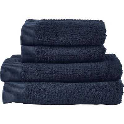 Zone Denmark, Serviette éponge, Set de serviettes éponge Classic Dark Blue 50 x 100 cm, 70 x 140 cm (50 x 100 cm, 70 x 140 cm) - Publicité Zone Denmark, Serviette éponge, Set de serviettes éponge Classic Dark Blue 50 x 100 cm, 70 x 140 cm (50 x 100 cm, 70 x 140 cm) - Publicité