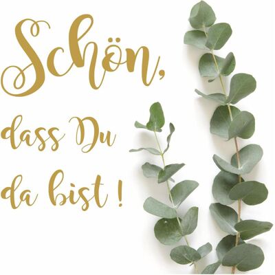 Braun + Company, Serviettes de table, Elegant Green (20 pcs, 33 x 33 cm) - Publicité Braun + Company, Serviettes de table, Elegant Green (20 pcs, 33 x 33 cm) - Publicité