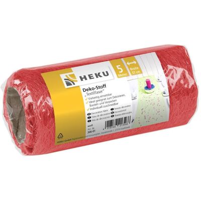 Magni, Nappe, Tissu de décoration en fibres textiles, 5 m x 37 cm en rouleau, rouge (500 x 37 cm) - Publicité Magni, Nappe, Tissu de décoration en fibres textiles, 5 m x 37 cm en rouleau, rouge (500 x 37 cm) - Publicité