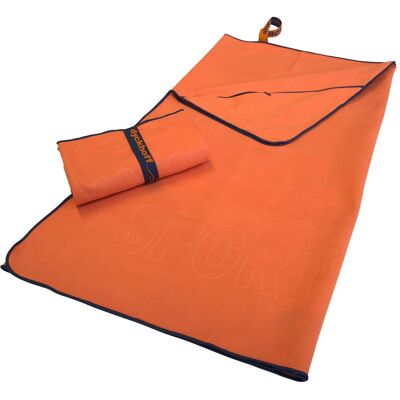 Serviette de sport en microfibre Dyckhoff - Orange 80x180cm - Publicité Serviette de sport en microfibre Dyckhoff - Orange 80x180cm - Publicité