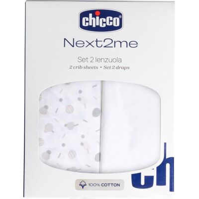 Chicco Drap housse bébé, Next2Me Forever G/D Spannbettlaken Baumwolle Konfetti (83 x 50 cm) - Publicité Chicco Drap housse bébé, Next2Me Forever G/D Spannbettlaken Baumwolle Konfetti (83 x 50 cm) - Publicité