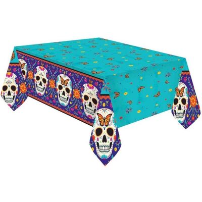 Amscan, Nappe, Nappe Day Of The Dead 2021 papier 120 x 180 c (180 x 120 cm) - Publicité Amscan, Nappe, Nappe Day Of The Dead 2021 papier 120 x 180 c (180 x 120 cm) - Publicité