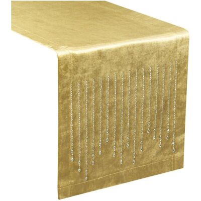 Nappe Eurofirany - Velours Kaki - 390318 - Nappe - Publicité Nappe Eurofirany - Velours Kaki - 390318 - Nappe - Publicité