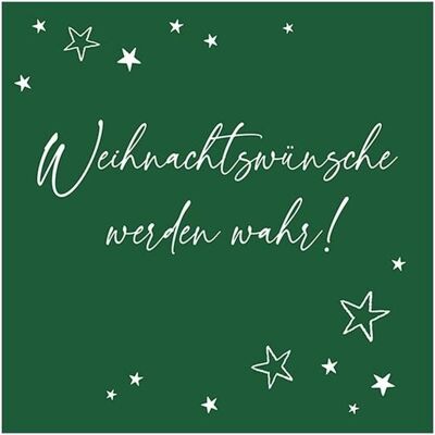 Braun + Company, Serviettes de table, Weihnachtsservietten Weihnachtsfreude Grün/Weiss, 20 (20 pcs, 33 x 33 cm) - Publicité Braun + Company, Serviettes de table, Weihnachtsservietten Weihnachtsfreude Grün/Weiss, 20 (20 pcs, 33 x 33 cm) - Publicité