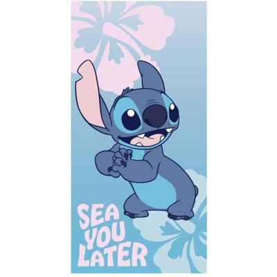 Disney Serviette de plage, Stitch Strandlaken See You Later - 70x140 cm (140 x 70 cm) - Publicité Disney Serviette de plage, Stitch Strandlaken See You Later - 70x140 cm (140 x 70 cm) - Publicité