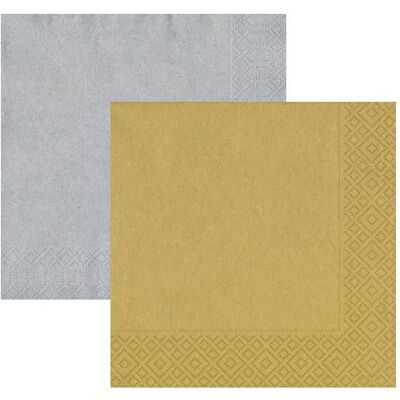 Duni, Serviettes de table, Servietten (20 pcs, 33 x 33 cm) - Publicité Duni, Serviettes de table, Servietten (20 pcs, 33 x 33 cm) - Publicité