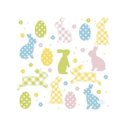 Duni, Nappe, Tischdecke Bunnies & Eggs 138×220 cm (220 x 138 cm) - Publicité Duni, Nappe, Tischdecke Bunnies & Eggs 138×220 cm (220 x 138 cm) - Publicité