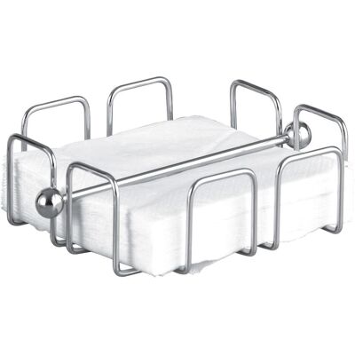 Support à Serviettes Wire Esmeyer - Argent - Pli 1/4 - Accessoire de Table - Publicité Support à Serviettes Wire Esmeyer - Argent - Pli 1/4 - Accessoire de Table - Publicité