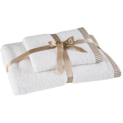 Eurofirany, Serviette éponge, SI/RE/KPL/2/KOS 450 50+70 K (50 x 90 cm, 70 x 140 cm) - Publicité Eurofirany, Serviette éponge, SI/RE/KPL/2/KOS 450 50+70 K (50 x 90 cm, 70 x 140 cm) - Publicité