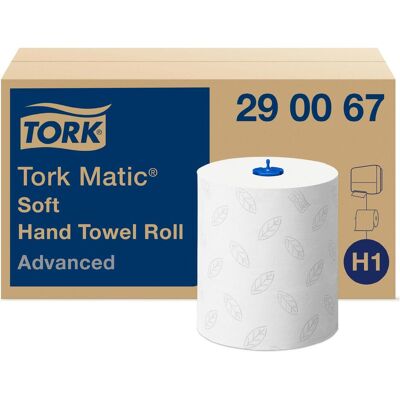 Tork Serviette à rouler, Essuie-tout, Blanc - Publicité Tork Serviette à rouler, Essuie-tout, Blanc - Publicité