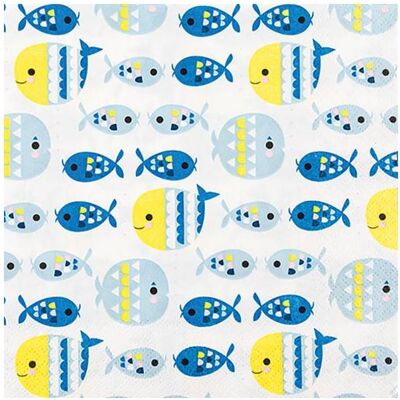 Magni, Serviettes de table, Serviette à motifs 33 x 33 cm pour enfants (20 pcs, 33 x 33 cm) - Publicité Magni, Serviettes de table, Serviette à motifs 33 x 33 cm pour enfants (20 pcs, 33 x 33 cm) - Publicité