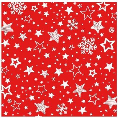 Braun Serviettes de table, & Company Atelier Servietten Lovely Stars rot 33x33cm 20 Stück 3lagig (20 pcs, 33 x 33 cm) - Publicité Braun Serviettes de table, & Company Atelier Servietten Lovely Stars rot 33x33cm 20 Stück 3lagig (20 pcs, 33 x 33 cm) - Publicité