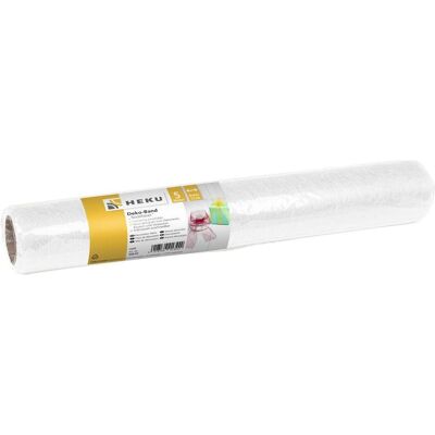 Magni, Nappe, Tissu de décoration, fibres textiles, 5 m x 37 cm en rouleau, blanc (370 x 50 cm) - Publicité Magni, Nappe, Tissu de décoration, fibres textiles, 5 m x 37 cm en rouleau, blanc (370 x 50 cm) - Publicité