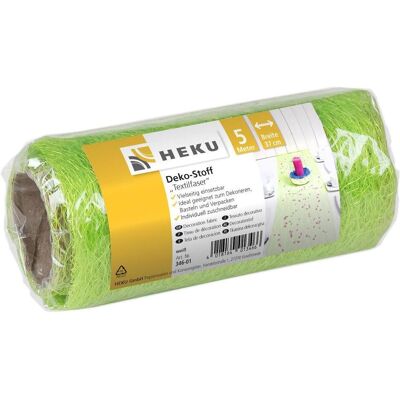Magni, Nappe, Tissu de décoration, fibres textiles, 5 m x 37 cm, en rouleau, vert mai (500 x 37 cm) - Publicité Magni, Nappe, Tissu de décoration, fibres textiles, 5 m x 37 cm, en rouleau, vert mai (500 x 37 cm) - Publicité