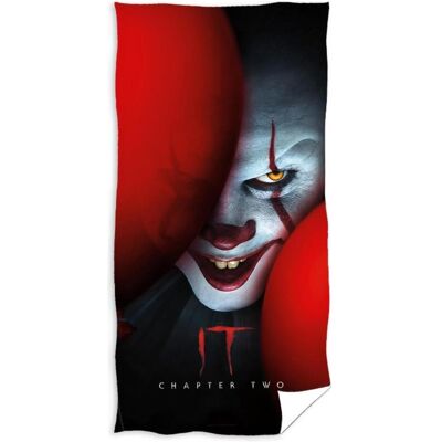 Serviette de bain IT Chapter Two de MCU - 100% coton - Publicité Serviette de bain IT Chapter Two de MCU - 100% coton - Publicité