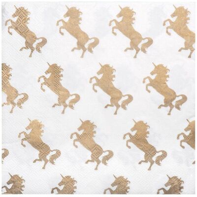 Boland, Serviettes de table, 20 Papierservietten Einhorn 33 x 33 cm (20 pcs, 33 x 33 cm) - Publicité Boland, Serviettes de table, 20 Papierservietten Einhorn 33 x 33 cm (20 pcs, 33 x 33 cm) - Publicité