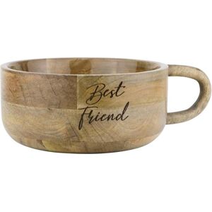 Nobby Grande tasse décorative "BF", manguier, 16x7.5cm (80 cl), Gamelle - Publicité Nobby Grande tasse décorative "BF", manguier, 16x7.5cm (80 cl), Gamelle - Publicité