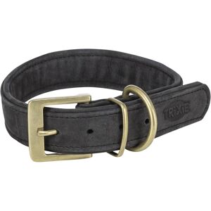 Trixie Pure collar, leather, L–XL: 52–63 cm/40 mm, black (Chien), Collier + laisse - Publicité Trixie Pure collar, leather, L–XL: 52–63 cm/40 mm, black (Chien), Collier + laisse - Publicité