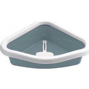Zolux Toilet for cats Cathy, corner, blue (Bac à litière d’angle), Bac à litière pour chat - Publicité Zolux Toilet for cats Cathy, corner, blue (Bac à litière d’angle), Bac à litière pour chat - Publicité