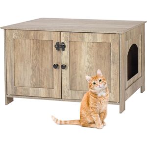 Relaxdays armoire à chat (Chat, Chien), Panier pour chien + chat - Publicité Relaxdays armoire à chat (Chat, Chien), Panier pour chien + chat - Publicité