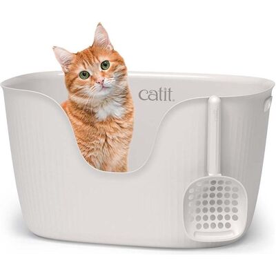 Catit Bac à litière Loo (Bac à litière ouvert), Bac à litière pour chat - Publicité Catit Bac à litière Loo (Bac à litière ouvert), Bac à litière pour chat - Publicité