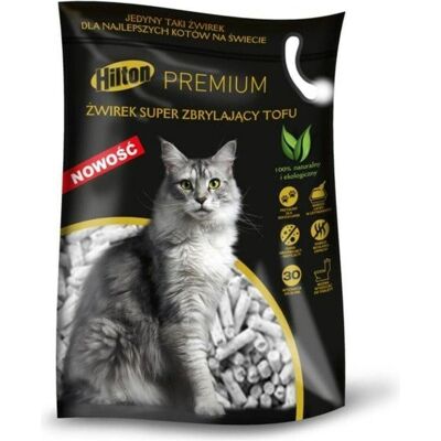 Litière pour chat Hilton Tofu Super - 2,5 kg - Publicité Litière pour chat Hilton Tofu Super - 2,5 kg - Publicité