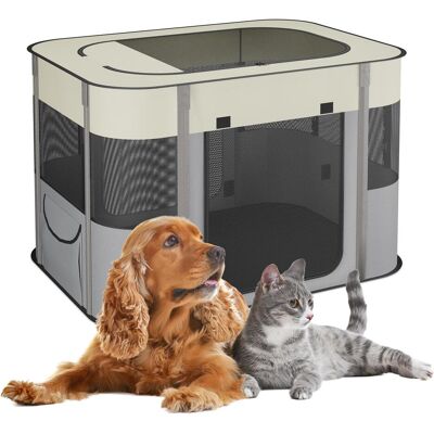 Relaxdays Enclos pour Animaux - 55 x 82 x 60 cm - Animal - Publicité Relaxdays Enclos pour Animaux - 55 x 82 x 60 cm - Animal - Publicité