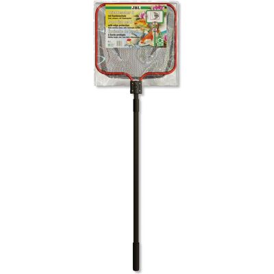 Aquaristik und Terraristik Epuisette de bassin JBL M grossière avec manche télescopique de 160 cm, filet de pêche 50 x 43 cm (Epuisette pour aquarium), Entretien de l'aquarium - Publicité Aquaristik und Terraristik Epuisette de bassin JBL M grossière avec manche télescopique de 160 cm, filet de pêche 50 x 43 cm (Epuisette pour aquarium), Entretien de l'aquarium - Publicité