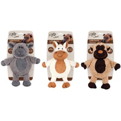 All for Paws AFP Lambswool-Cuddle Paunchy (câlin en laine de mouton) (Jouet en peluche pour chiens), Jouets pour chien - Publicité All for Paws AFP Lambswool-Cuddle Paunchy (câlin en laine de mouton) (Jouet en peluche pour chiens), Jouets pour chien - Publicité