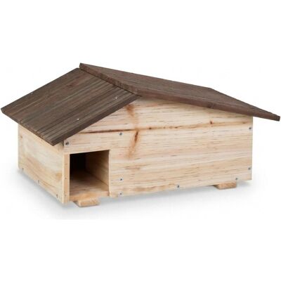 Maison en Bois pour Hérissons - 2 Chambres - Abri de Jardin - Publicité Maison en Bois pour Hérissons - 2 Chambres - Abri de Jardin - Publicité