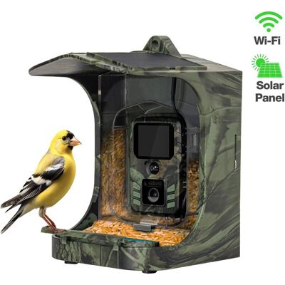 Distributeur d'oiseaux EVOLVEO StrongVision - Caméra & Panneau solaire - Publicité Distributeur d'oiseaux EVOLVEO StrongVision - Caméra & Panneau solaire - Publicité