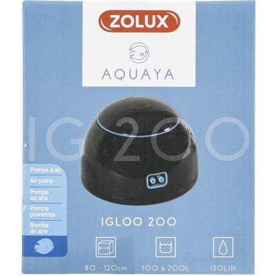 Pompe à air Zolux Igloo 200 - Réglable, pour aquarium 100-200 L - Publicité Pompe à air Zolux Igloo 200 - Réglable, pour aquarium 100-200 L - Publicité