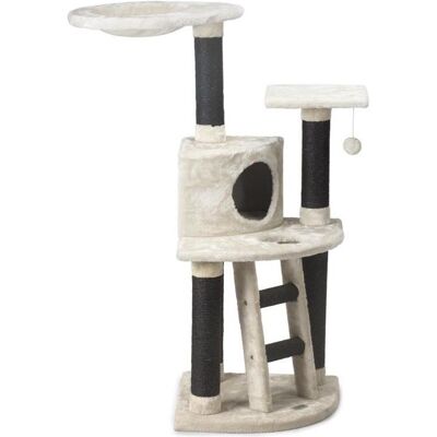 Beeztees Arbre à chat Bz Dominjo (123 cm, Beige, Noir), Arbre à chat - Publicité Beeztees Arbre à chat Bz Dominjo (123 cm, Beige, Noir), Arbre à chat - Publicité