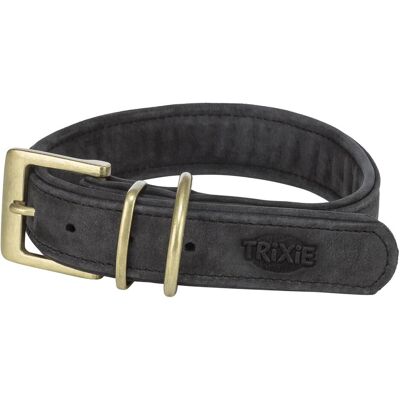 Trixie Pure collar, leather, L: 47–54 cm/40 mm, black (L, Chien, Général), Collier + laisse - Publicité Trixie Pure collar, leather, L: 47–54 cm/40 mm, black (L, Chien, Général), Collier + laisse - Publicité