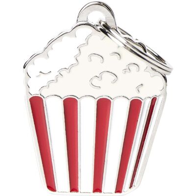 My Family Médaillon Food Pop Corn - Personnalisation avec nom ou téléphone - Publicité My Family Médaillon Food Pop Corn - Personnalisation avec nom ou téléphone - Publicité