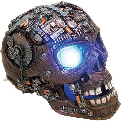 Nobby Décoration d'aquarium Crâne Cyborg avec LED (Décoration, autres éléments), Décoration d'aquarium - Publicité Nobby Décoration d'aquarium Crâne Cyborg avec LED (Décoration, autres éléments), Décoration d'aquarium - Publicité
