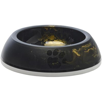 Bol d'alimentation pour animaux Savic Delice Marbre - Noir/Or - 0,2 L - Publicité Bol d'alimentation pour animaux Savic Delice Marbre - Noir/Or - 0,2 L - Publicité