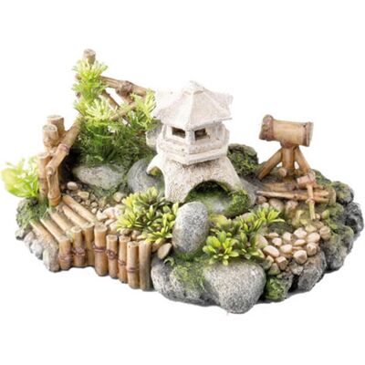 Décoration d'aquarium Europet China Garden LG - 22.6x14.5x12.1cm - Publicité Décoration d'aquarium Europet China Garden LG - 22.6x14.5x12.1cm - Publicité