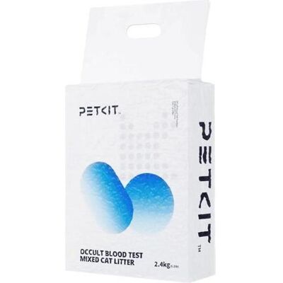 Petkit Occult Blood Test Mixed Cat Litter (4 x 2.4kg sachets) (Agglomérant), Litière pour chat - Publicité Petkit Occult Blood Test Mixed Cat Litter (4 x 2.4kg sachets) (Agglomérant), Litière pour chat - Publicité