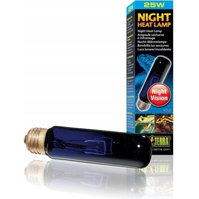 Lampe chauffante nocturne Exo Terra - Reptiles, Chauffages, Lampes - 25 W - Publicité Lampe chauffante nocturne Exo Terra - Reptiles, Chauffages, Lampes - 25 W - Publicité