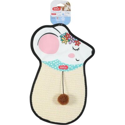 Zolux Drapka dla kota do powieszenia mysz sizal z zabawką CHATOUILLE 51cm (Griffoir pour chat), Jouets pour chat - Publicité Zolux Drapka dla kota do powieszenia mysz sizal z zabawką CHATOUILLE 51cm (Griffoir pour chat), Jouets pour chat - Publicité