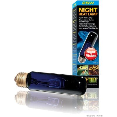 Lampe chauffante nocturne Exo Terra - Reptiles, Chauffages, Lampes - 25 W - Publicité Lampe chauffante nocturne Exo Terra - Reptiles, Chauffages, Lampes - 25 W - Publicité