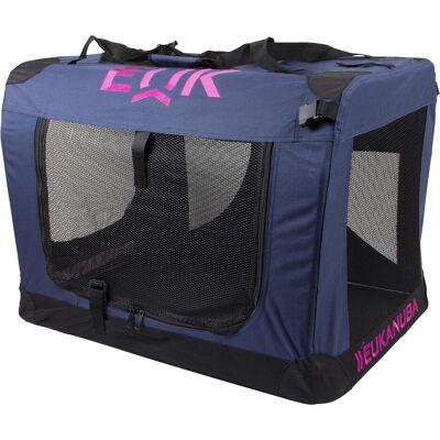 Eukanuba Pet Soft Crate 102x69x69 cm blue/black XXXL (Chat, Chien), Transport d'animaux - Publicité Eukanuba Pet Soft Crate 102x69x69 cm blue/black XXXL (Chat, Chien), Transport d'animaux - Publicité